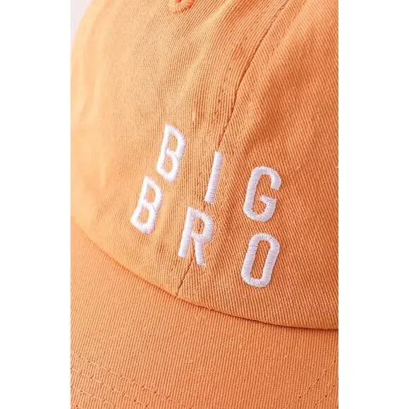 BOUTIQUE Abby & Evie Brown Big Brother Little Brother Matching Hats 100% Cotton - Picture 3 of 10